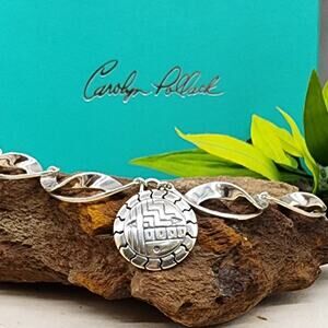 Carolyn Pollack Roderick Tenorio RMT 925 Sterling 16" Wind Dancer Necklace 34g